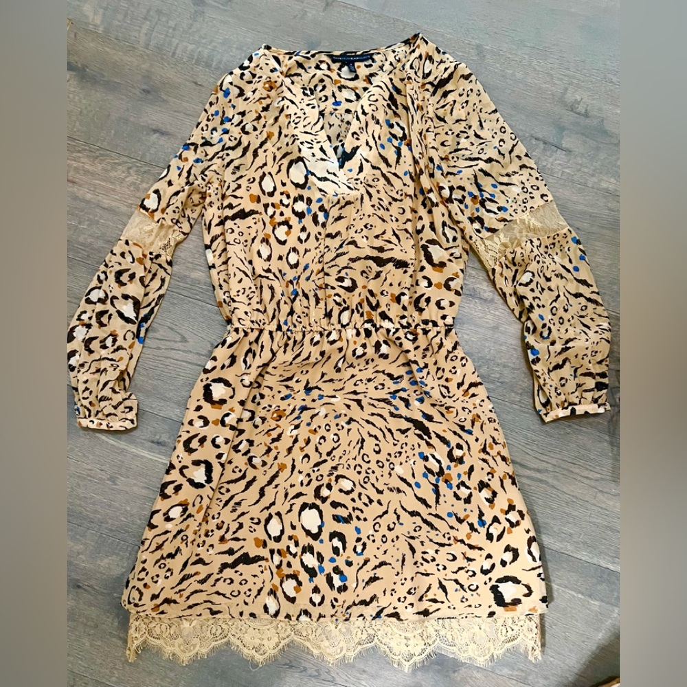 White House Black Market cheetah dress 👗